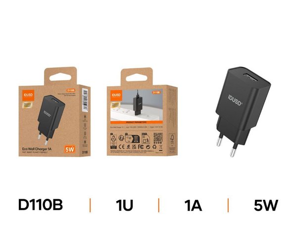 Idusd D110B Cargador USB 5V 1A