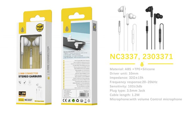 One Plus 2303371 Nc3337 Auricular Microfono 1.2M