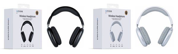 Wephone D02-1 Casco Inalambrico Negro