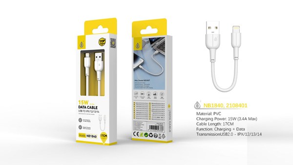 One Plus 2108401 Nb1840 Cable Ip5-14 15W 3.4A 17Cm