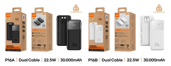 Idusd P16A P16B Power Bank 30000Mah 22.5W