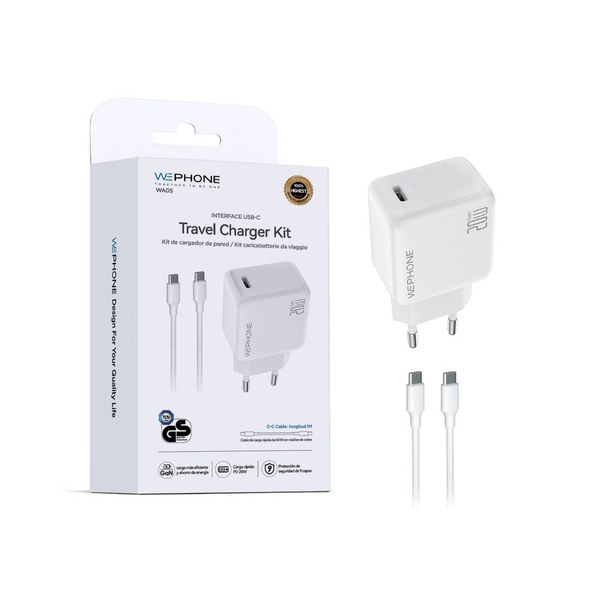 Wephone Wa05 Cargador Pd20W Cable Type-C