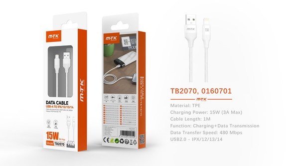 Mtk 0160701 Tb2070 Cable Zal Iph 5-14 15W/3A