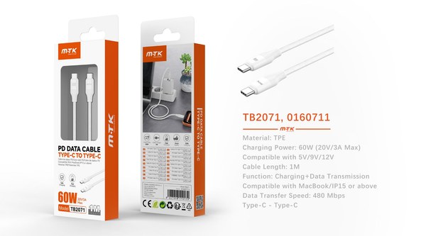 Mtk 0160711 Tb2071 Cable Zal Type-C A Type-C