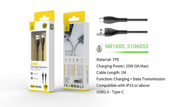One Plus 2106052 Nb1605 Cable Type-C Carga Rapida 25W