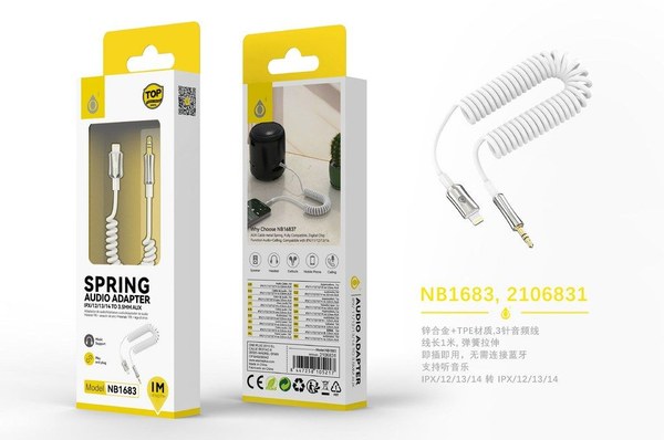 Mtk 2106831 Nb1683 Cable Audio Iph A 3.5Mm Jack 1M