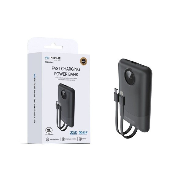 Wephone Gn108X Powerbank Con Cable 22.5W