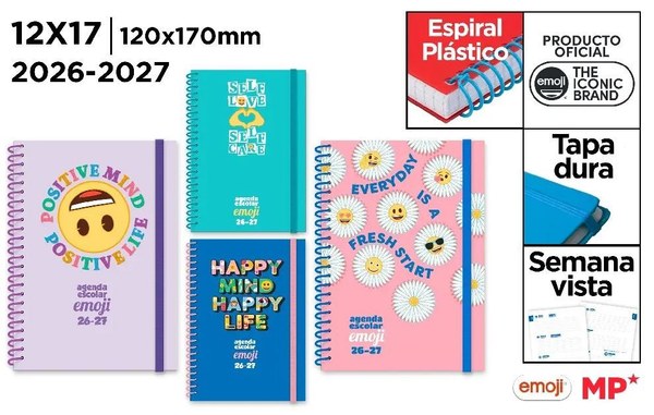 Mp Em40001 Agenda Escolar Dia Pagina Td 26/27