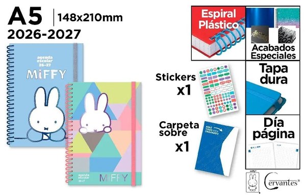 Mp My40001 Agenda Escolar A5 Dia Pagina Td 26/27