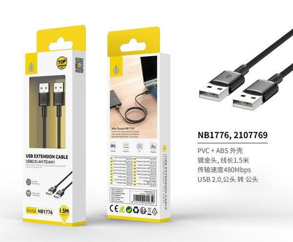 One Plus 2107769 Nb1776 Cable USB 2.0 Type-C A Mach0 A Macho