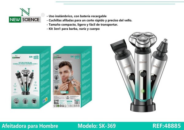 New Science Sk-369 Kit De Corte De Cabello