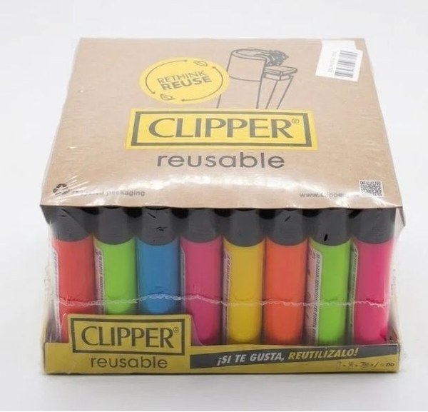 Clipper Cl0A104H Cp11Rh Mechero Solid Fluo Bw
