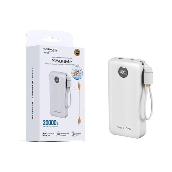Wephone Wf03 Powerbank Type-C 20000Mah