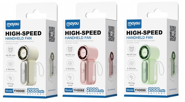 One Plus 7600881 Yh0088 Mini Ventilador Alta Velocidad