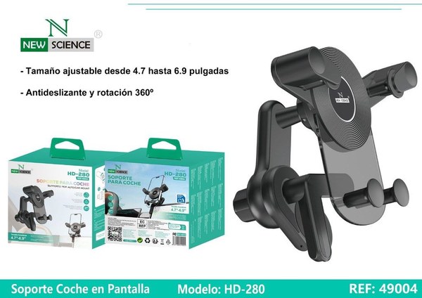 New Science HD-280 Soporte De Movil Coche