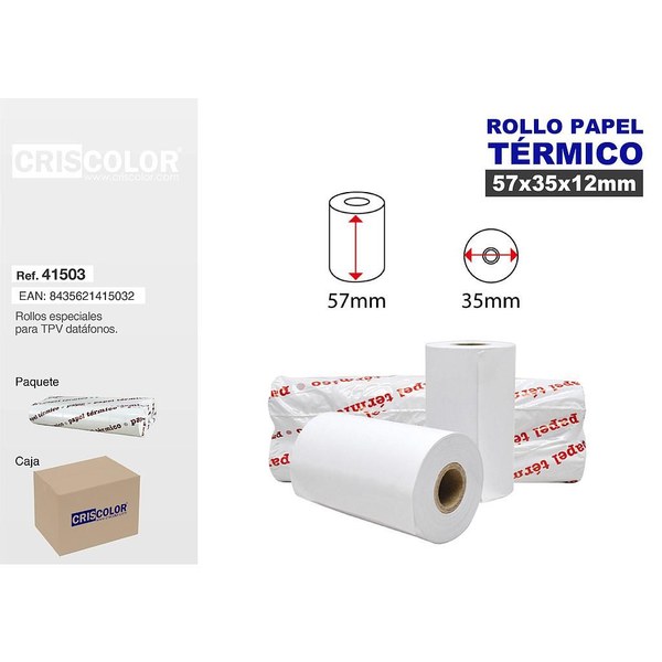 Rollo Termico Tpv 57*35