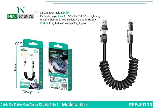 New Science W-5 Cable Type-C 2M