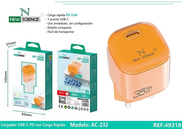 New Science AC-232 Adaptador Type-C