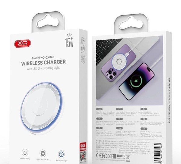 Xo Cx042 Cargador Inalambrico 15W