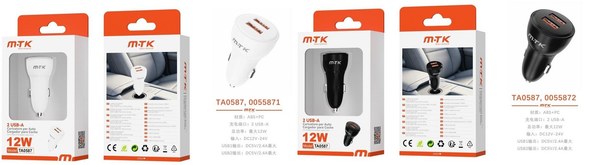 Mtk 0055871 Ta0587 Cargador Coche Dual USB-A