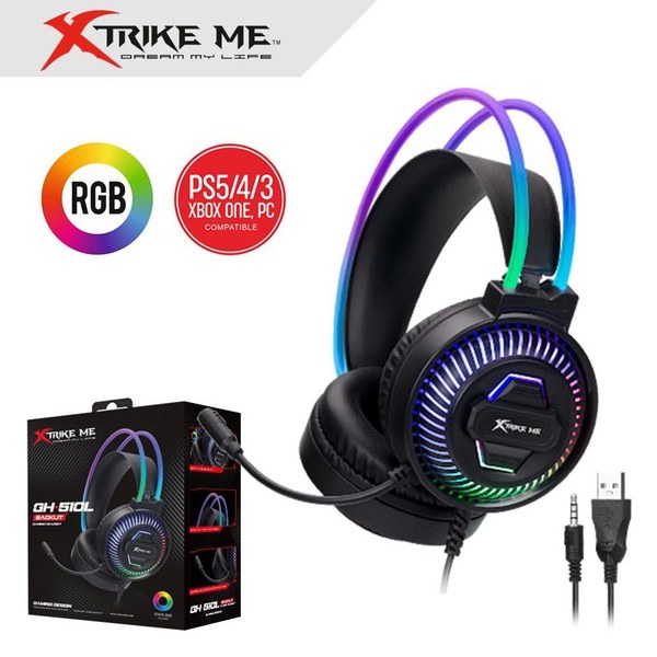 Gh510L Auriculares Gaming Stereo Luz RGB