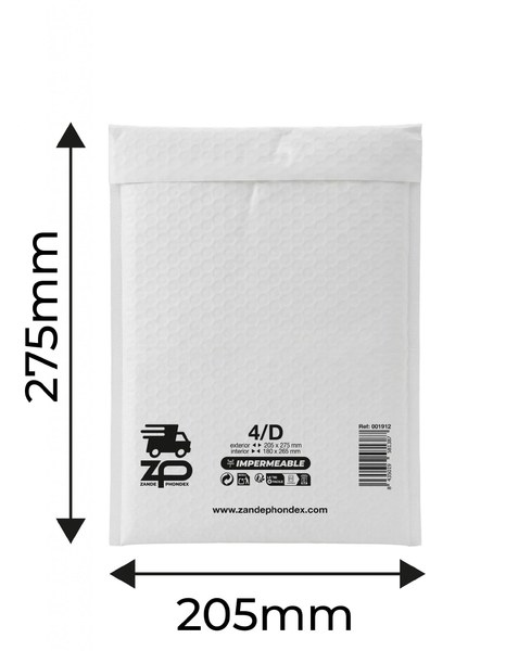 Zp 001912 Sobres Burbujas Plastico 20*27.5