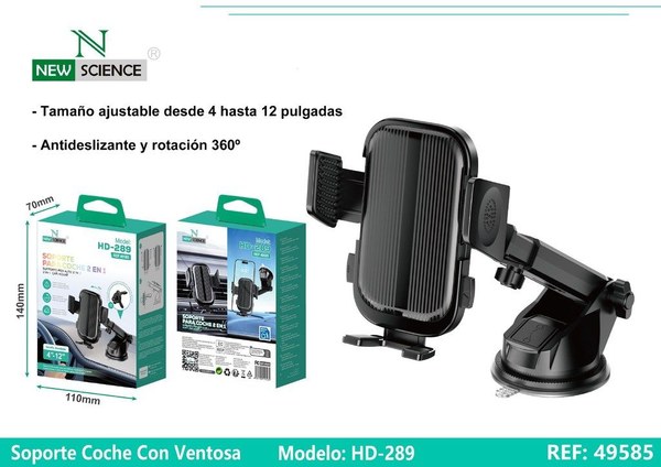 New Science 49585 HD-289 Soporte Para Coche