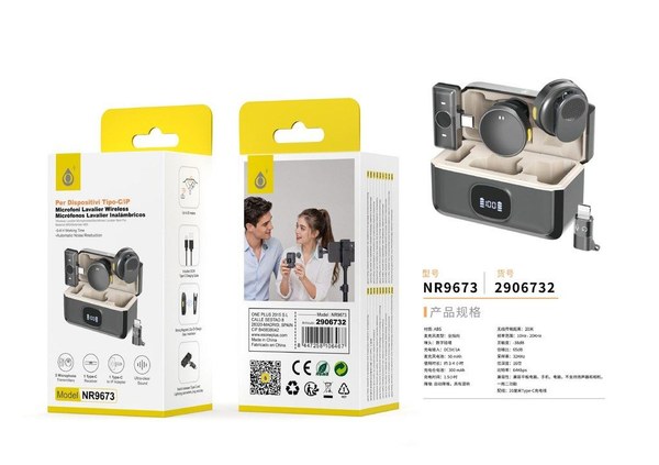One Plus 2906732 Ne9673 Nw Microfono Type-C Inalambrico Con