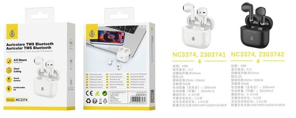 One Plus 2303741 Nc3374 Auriculares Tws Bluetooth 6.0 Bateri