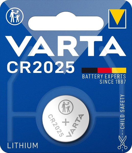 Varta Lithium Coin Cr2025 Blister 1