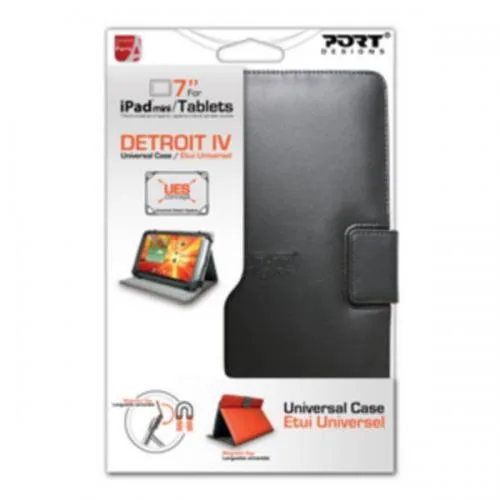 Funda 7" PORT Detroit IV Tablet Negro