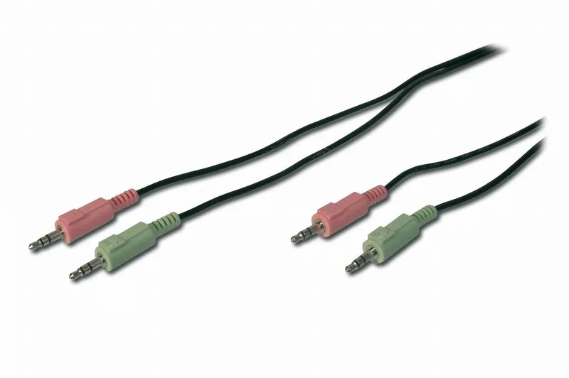 Multiplexor KVM Digitus Kitcable Audio 3mt KVM