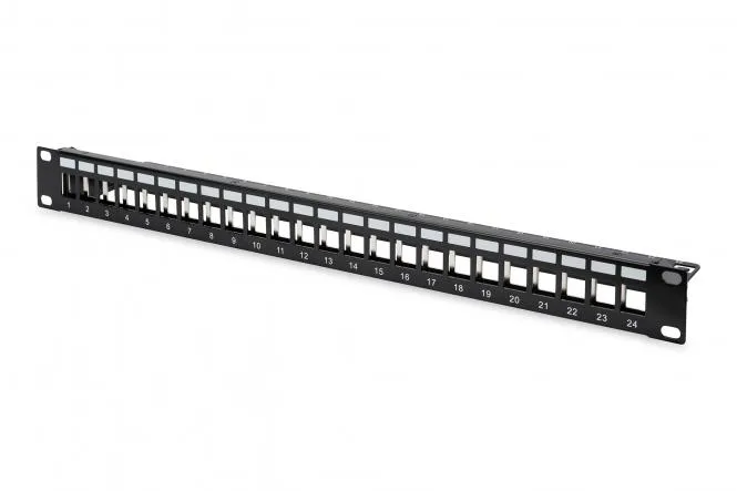 RED Panel 24P VACIO UTP/FTP 1U c/soporte T.Keyst.