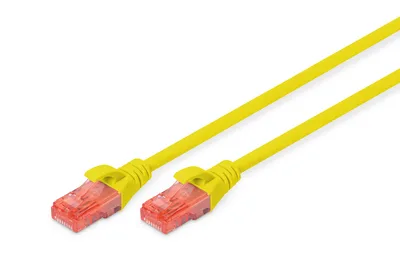 RED Latiguillo Cat6 UTP 5,0m Amarillo Digitus