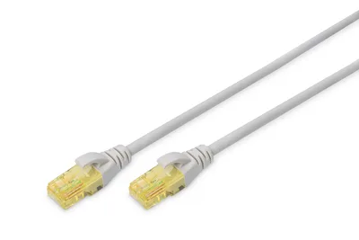 RED Latiguillo Cat6A UTP 1,0m Gris Digitus LSZH