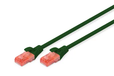 RED Latiguillo Cat6 UTP 3,0m Verde Digitus