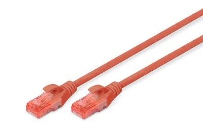 RED Latiguillo Cat6 UTP 3,0m Rojo Digitus