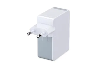 Cargador corriente 4xUSB Blanco Ednet*