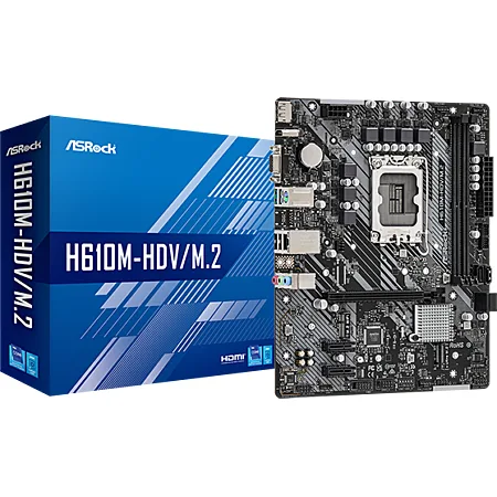 Placa 1700 Asrock H610M-HDV/M2 R2.0 M-ATX DDR4