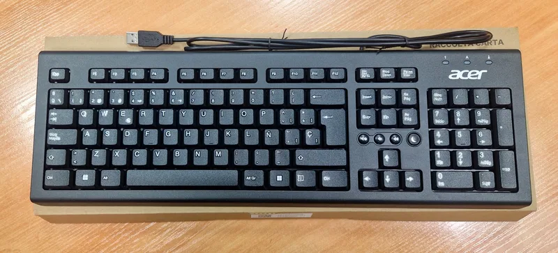 TEC. ACER Negro USB OEM