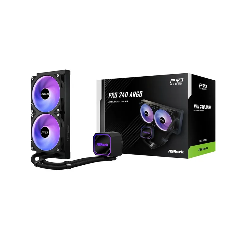 VENT. Socket Multi Asrock Pro 240 ARGB Liquido