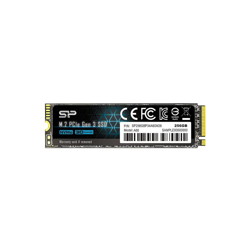 HDD SSD M2 256GB. SP A60 PCIe Gen3x4 NVMe