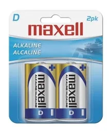 Pilas MAXELL LR20 Grande Alcalina Pack 2
