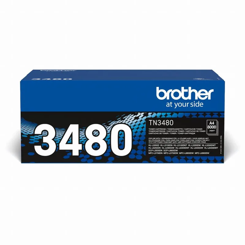 Brother TN3480 Toner 5500/6600 8K Negro Alta C