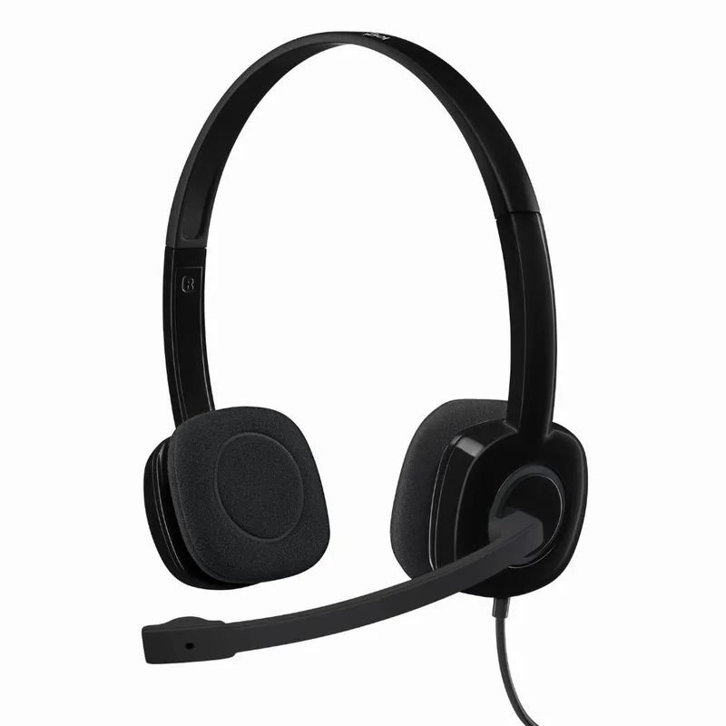 Auricular+Mic LOGITECH H151 Stereo Negro Jack 3.5
