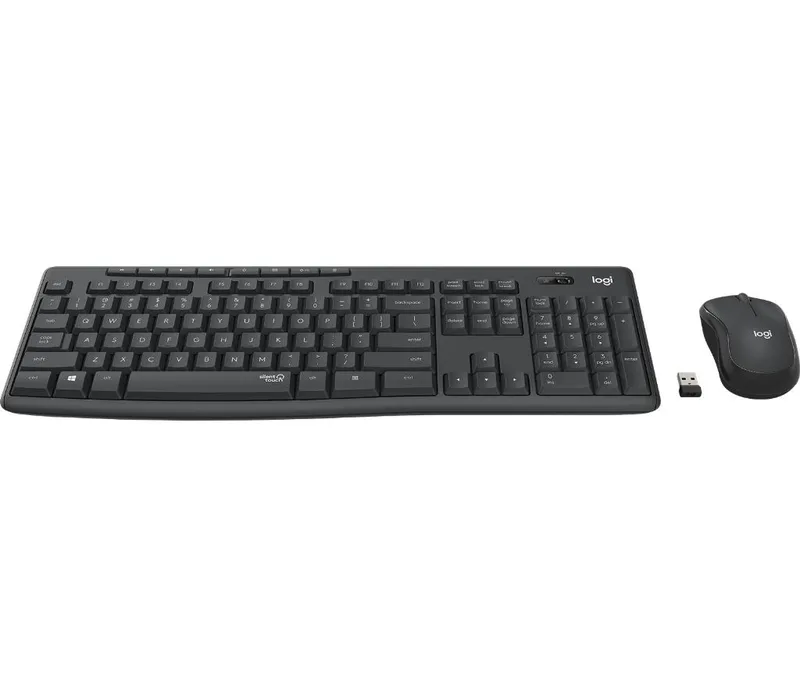 TEC. LOGITECH MK295 Wireless USB+Raton Silent Negr