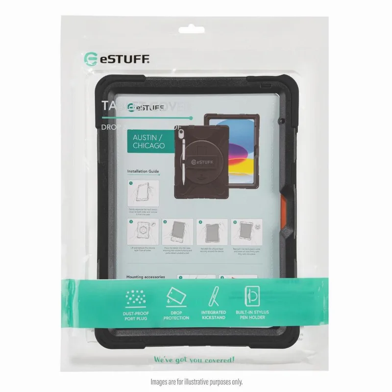 Funda 8" eSTUFF Galaxy Tab Active3/5 + screen pro