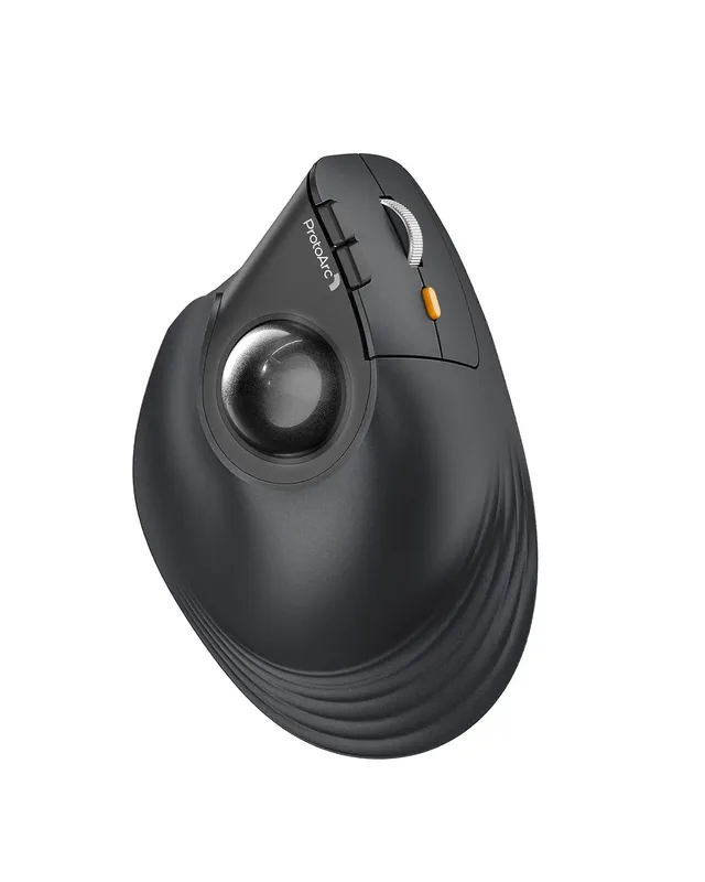 Raton Protoarc Bluetooth Vertical Trackball Negro