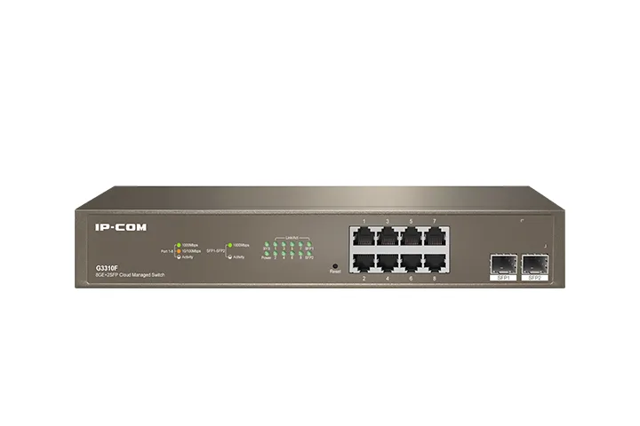 zSwitch 8P Tenda/ipcom 1000 G3310F +2SFP L2