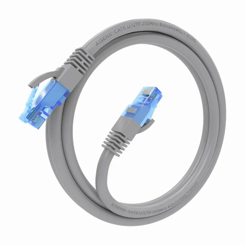 RED Latiguillo Cat6 UTP 1,5m Gris Aisens CCA
